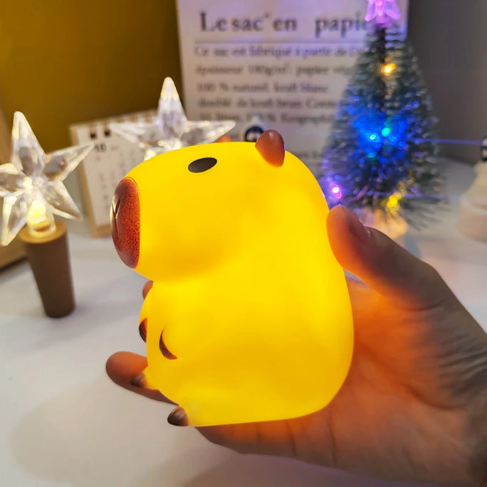 Cute Pet Capybara Night Light Cute Cartoon Living Room Light