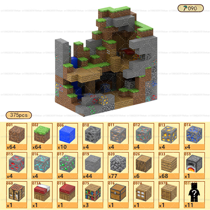 Magnetic Building Block Magnet Cube Mine World