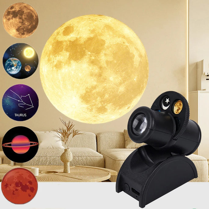 USB Moon Projection Lamp Planet Projector