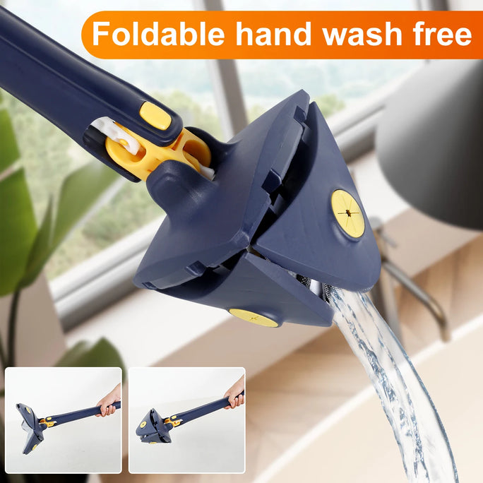 Telescopic Triangle Mop 360° Rotatable Self-wringing