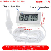 Mini LCD digital thermometer used for freezer temperature