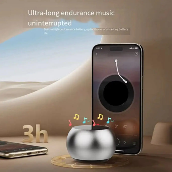 with RGB Lighting Mini Bluetooth Speaker 2-in-1 High Sound Wireless