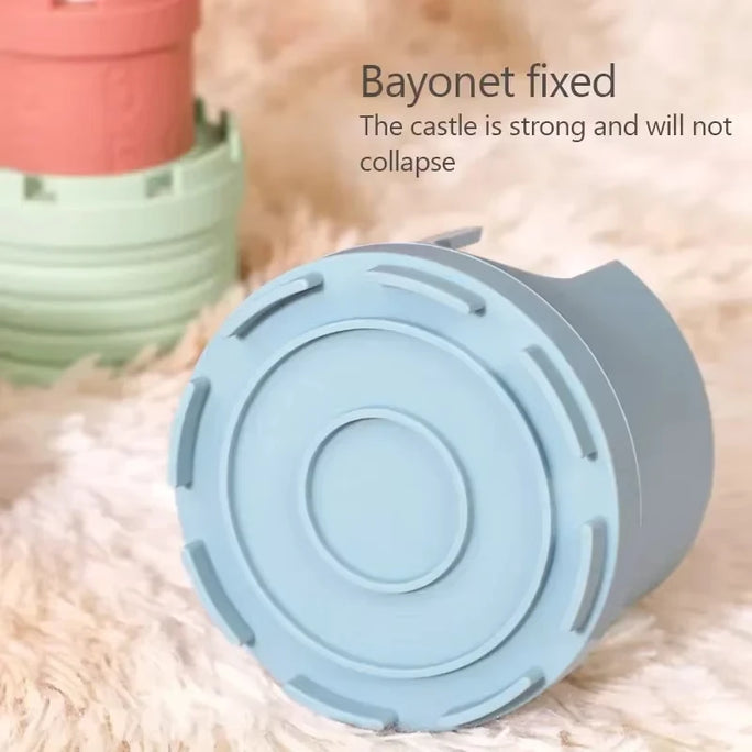 Baby Stacking Cups Montessori Bath Toy for