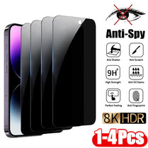 1-4Pcs Anti-spy Tempered For IPhone 15 14 13 12
