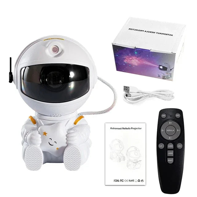 Star Projector Galaxy Night Light Astronaut Space