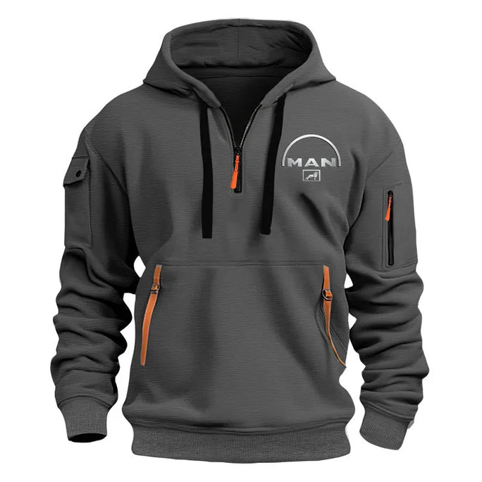 Half zipper Men's Hoodie Sweatshirts MAN Printing