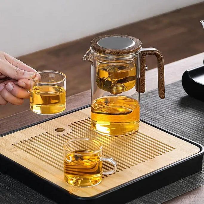 Water Separation Inner Container Teapot One Click Magnetic
