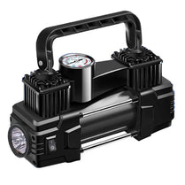12V 150PSI Mini Air Compressor Dual Cylinder Heavy Duty Tire