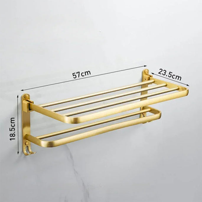 Bathroom Accessories Brushed Gold Space