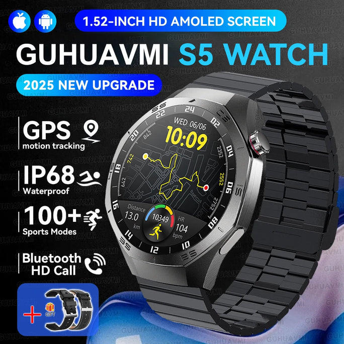 GT5 PRO GPS Trajectory Sport Smart Watch Men