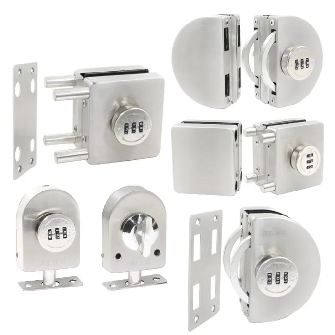 Frameless Glass Door Lock Single/double
