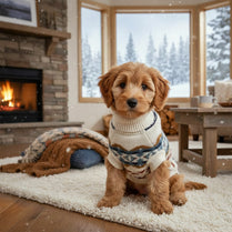 Pet Turtleneck Sweater, Cozy Knit Winter Clothing for Dogs Cats