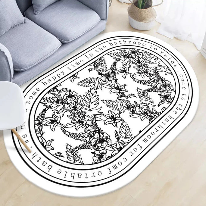 Kitchen floor mat Household dirt-resistant diatom