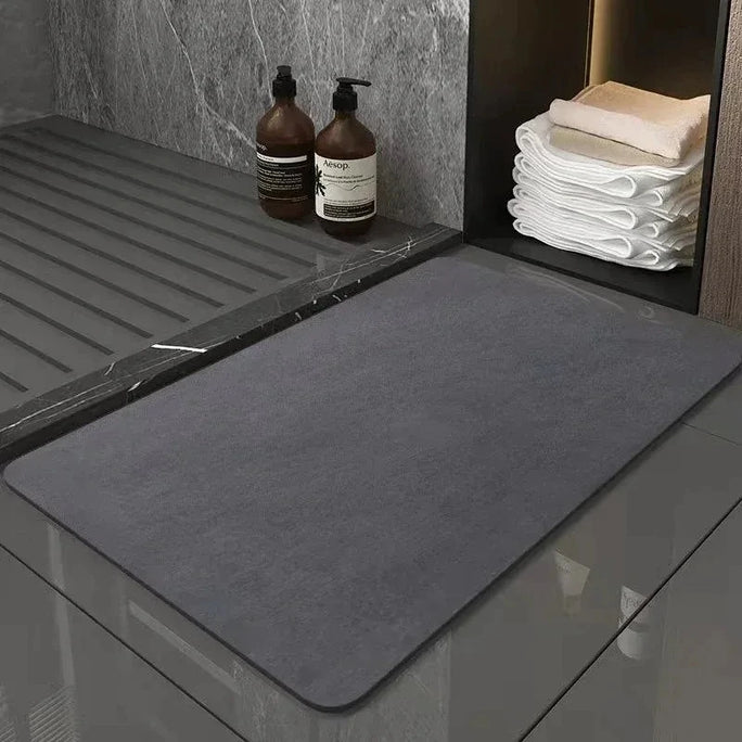 Diatom Mud Bath Mat Bathroom Shower Floor Decor Super Absorbent