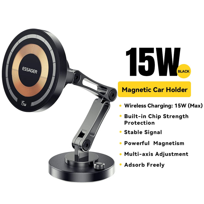 Essager Magnetic Wireless Charger Car Phone Holder