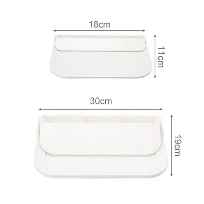 1pc Foldable Wall-mounted Shelf, For Bathroom, Toilet