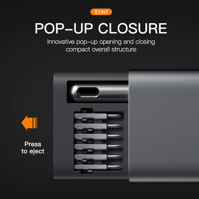 51 in 1 Precision Screwdriver Set Portable Manual Hand Tool