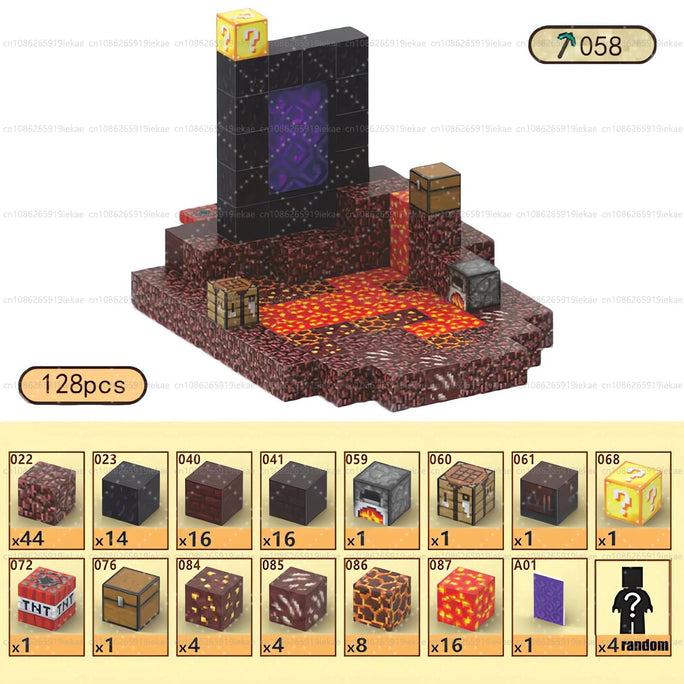 Magnetic Building Block Magnet Cube Mine World