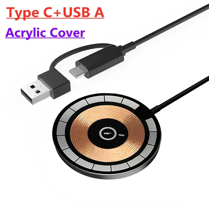 100W Magnetic Wireless Charger Pad Stand