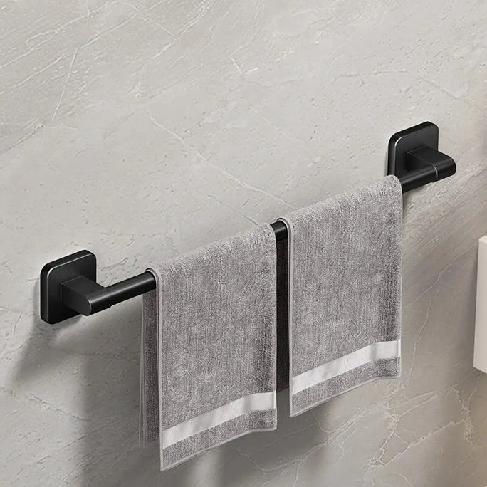 Wall Mounted Towel Rack Bathroom Storage