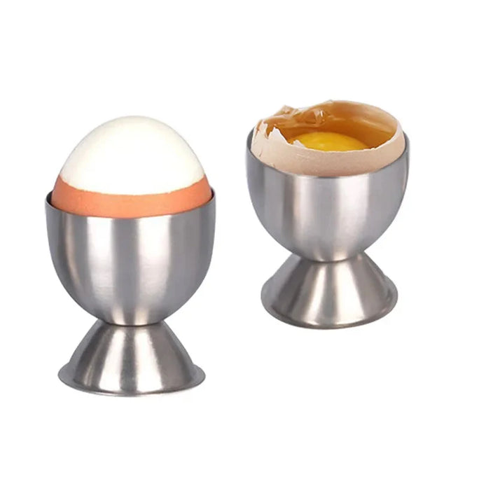 Egg Shell Opener Hard Soft Boiled Egg Cups Stainless