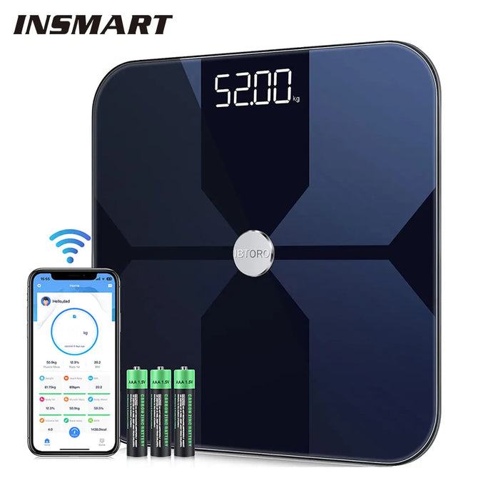 INSMART Body Fat Scale Bathroom Weight Scale Smart Wireless Digital