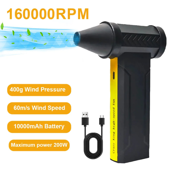 130000RPM Mini Turbo Jet Fan Electric Air Duster
