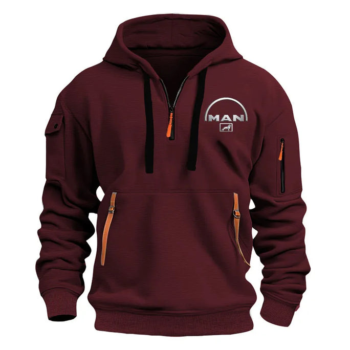 Half zipper Men's Hoodie Sweatshirts MAN Printing