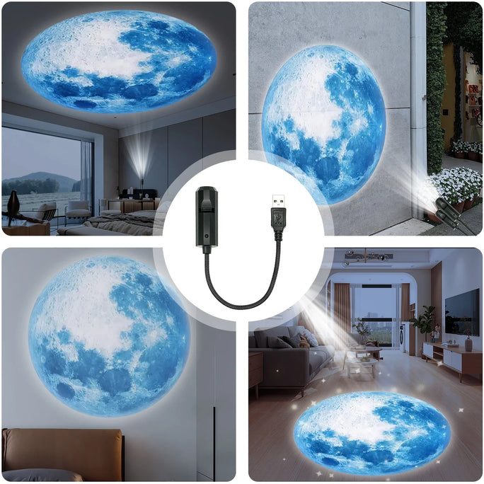 1 Projector Light Moon lamp, LED lamp, blue planet,1