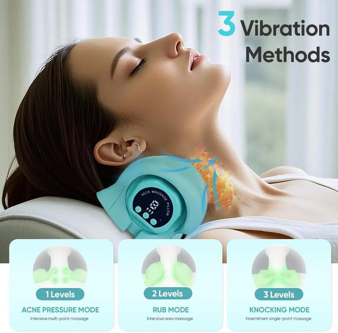 Electric Neck Massager Heated Cervical Massager