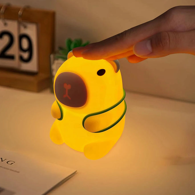 Cute Pet Capybara Night Light Cute Cartoon Living Room Light