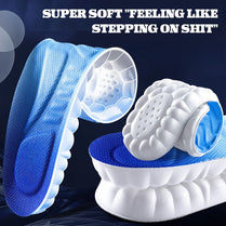 Orthopedic Insoles for Breathable Soft Latex Insoles Sport Shock