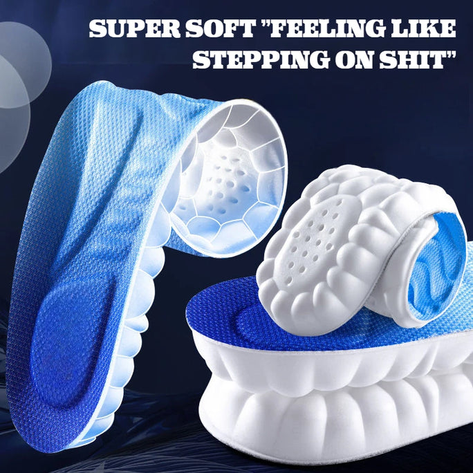 Orthopedic Insoles for Breathable Soft Latex Insoles Sport Shock