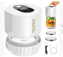 Electric Mason Jar Vacuum Sealer Kit Cordless Automatic