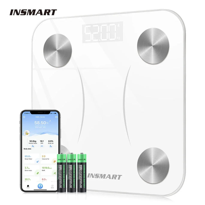 INSMART Bathroom Scale Bluetooth Smart Wireless Digital Body Weight
