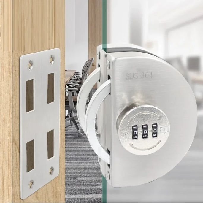 Frameless Glass Door Lock Single/double