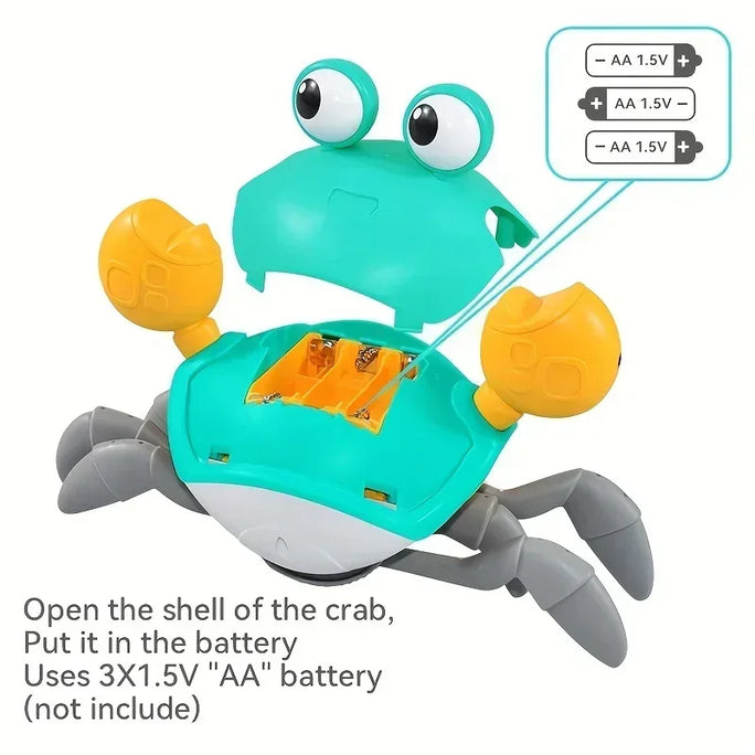 Interactive Toys Crawling Crab Toy for Kids Induction Escape