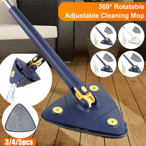 Telescopic Triangle Mop 360° Rotatable Self-wringing