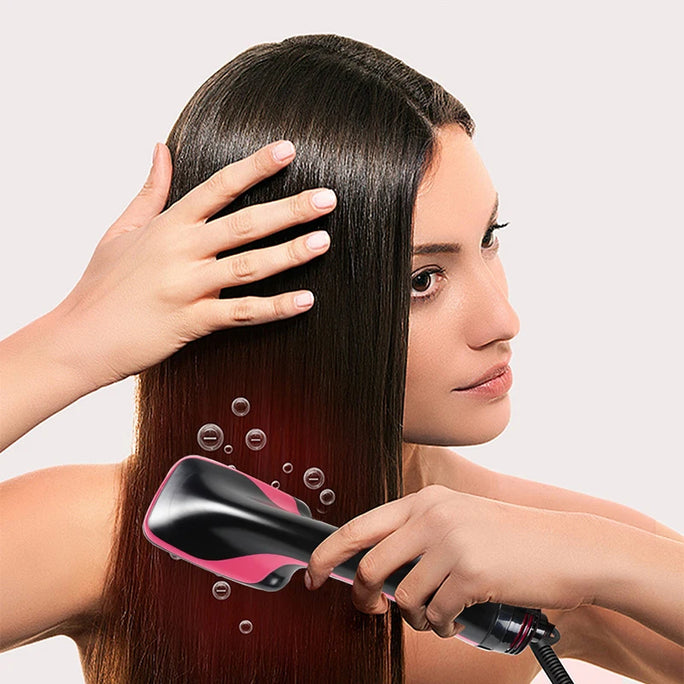 Hair Dryer Hot Air Brush Styler and Volumizer Hair Straightener Curler