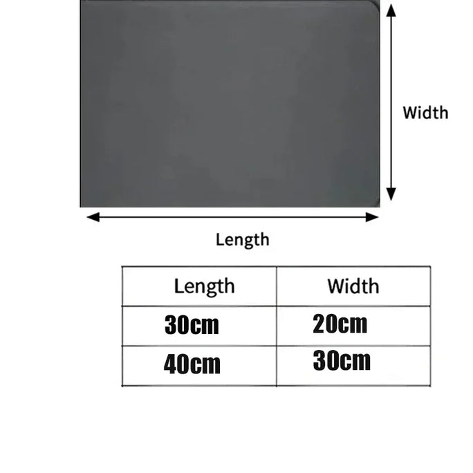 Diatom Mud Bath Mat Bathroom Shower Floor Decor Super Absorbent