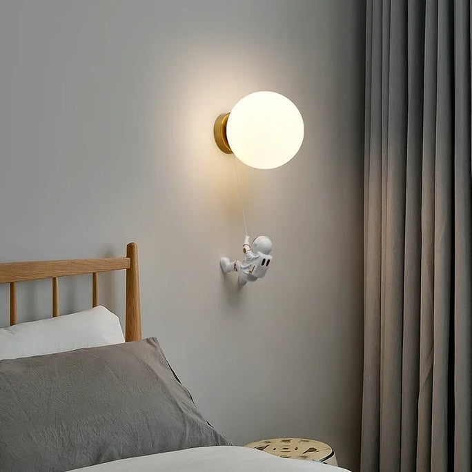Moon LED Wall Lamp Children's Room Wall Light