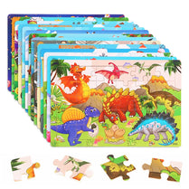 Economy 30piece Montessori 3D Puzzle Cartoon Animal Wooden