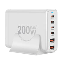 New 200W GaN Desktop charger 6-port USB Type C PD Charger