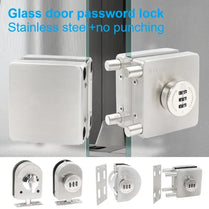 Frameless Glass Door Lock Single/double