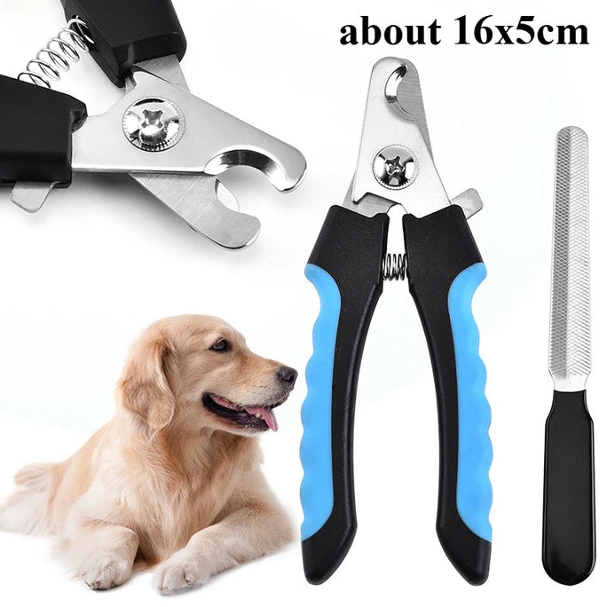 Professional Pet Nail Clipper Scissors with LED