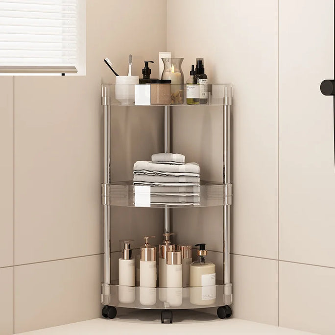 Shelf Trolley Bathroom Organizer Shelves Kitchen Home Large Capacity