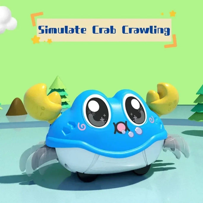 Crawling Crab Tummy Time Walking Dancing Toy Baby