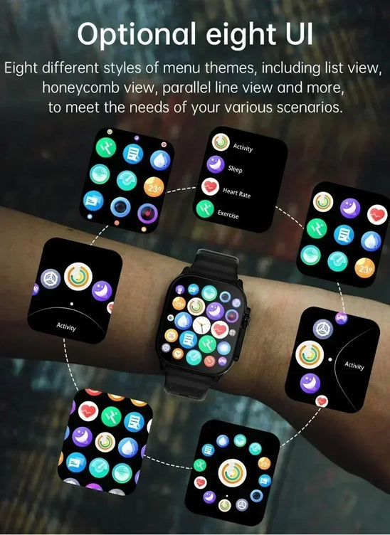 Smartwatch T900 U2 for Men and Women, Bluetooth