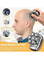 Men's Electric Head Shaver Razor Rechargeable