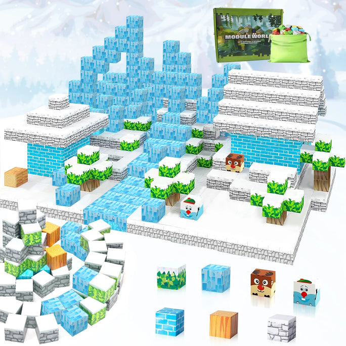 Magnetic Building Blocks Mine World Magnet Cube
